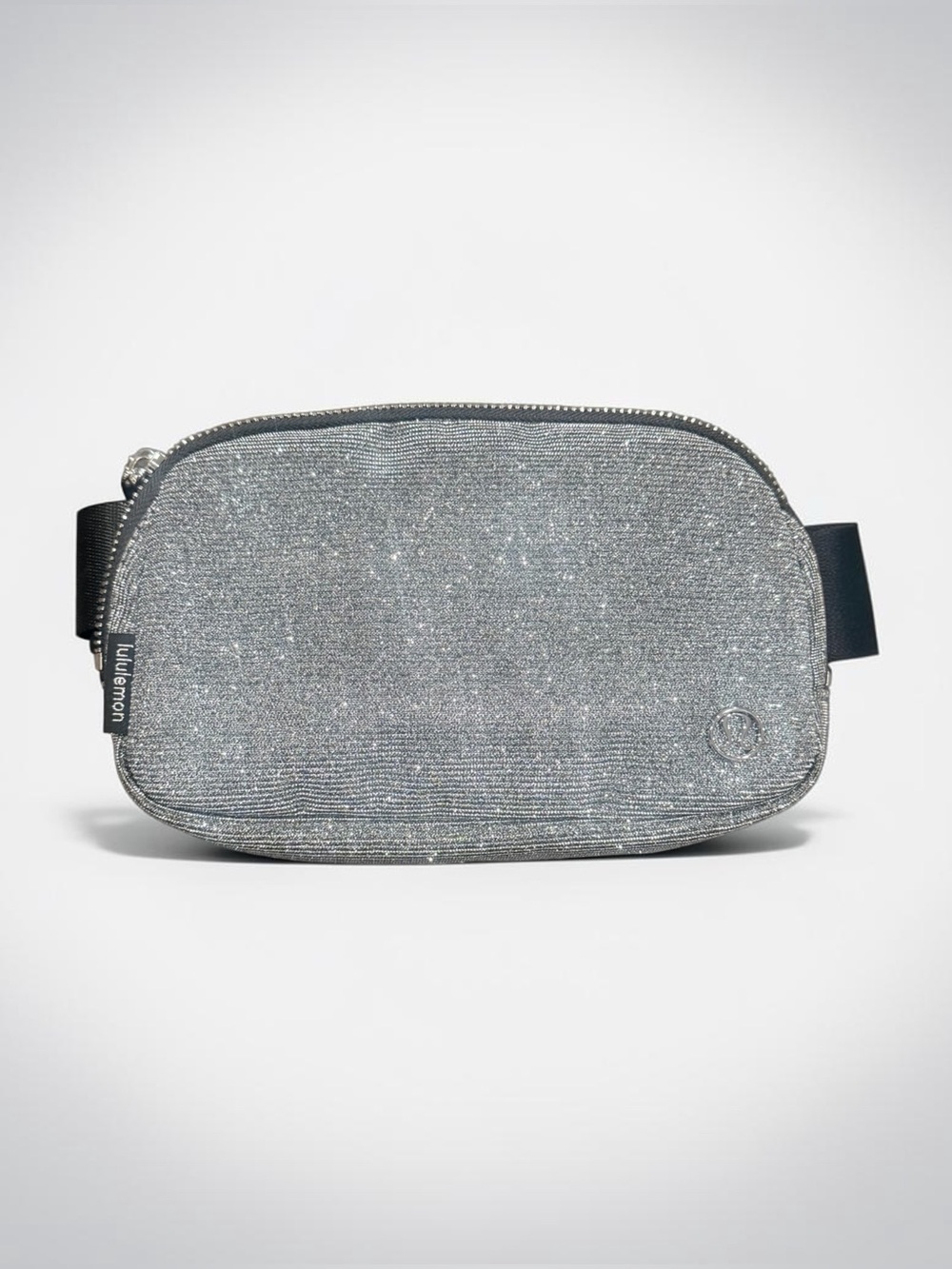 Rare lululemon  Silver Sparkle Belt Bag